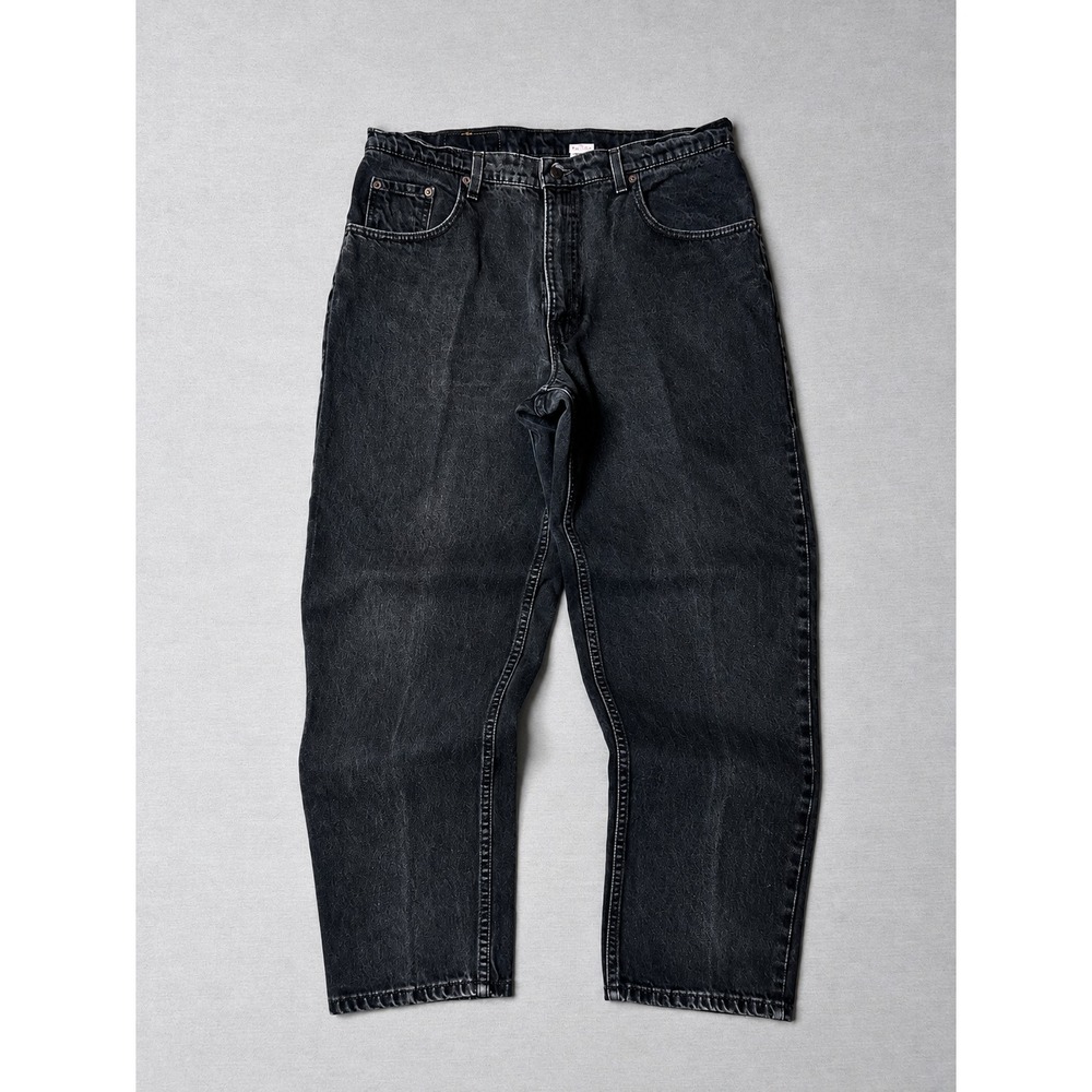 Vintage Levi's 560 Jeans Men's 38x30 Black Loose Fit Tapered Leg Made in USA